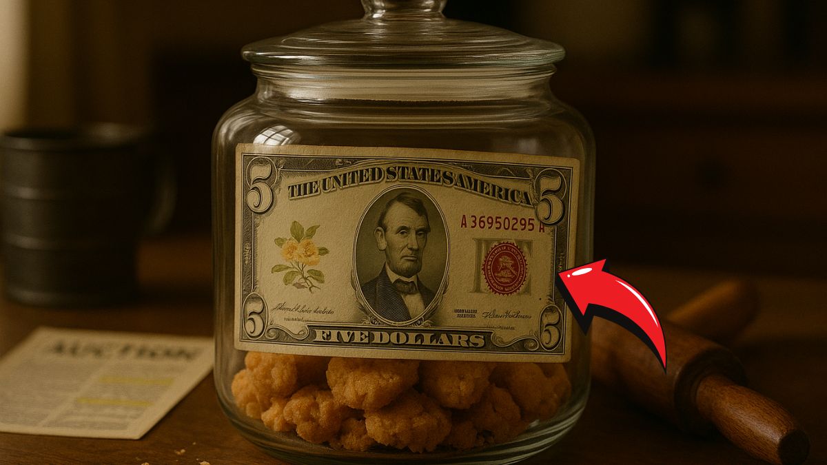 This $5 Red Seal Bill Found in a Cookie Jar Just Shattered Auction Records